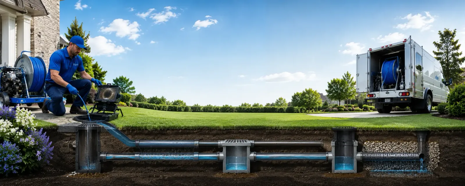 Outdoor drain cleaning information for Bridgeport, MI